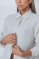 Camisa Flora - Linho