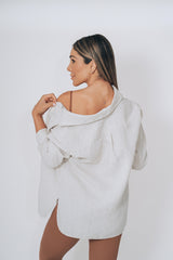 Camisa Flora - Linho